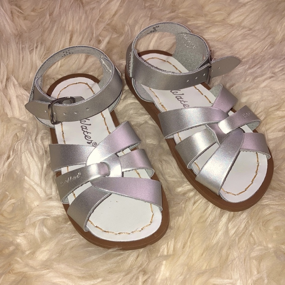 Saltwater Silver sandals